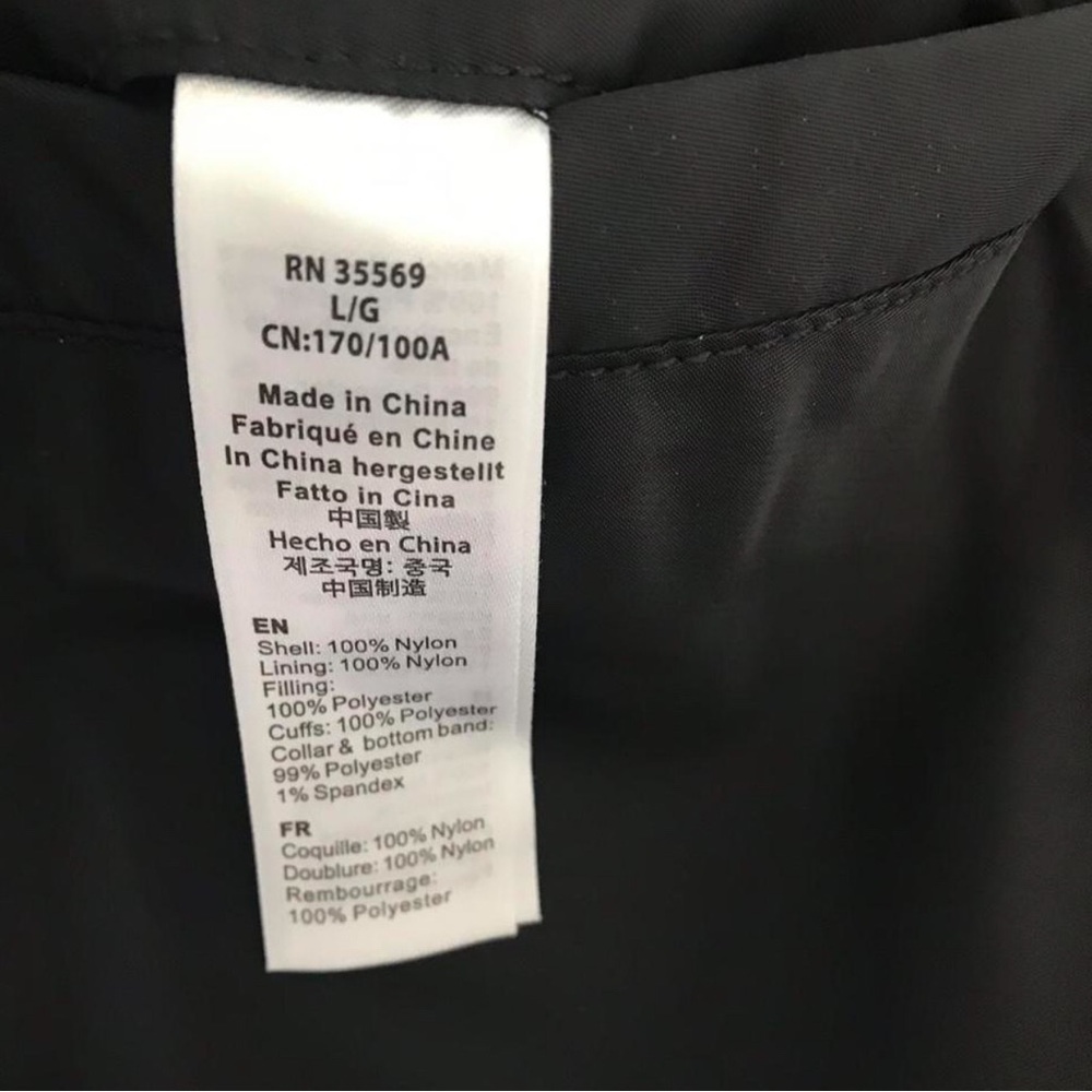 Alpha Industries MA-1 Flight Bomber Jacket | Black | Size Large - Picture 8 of 8